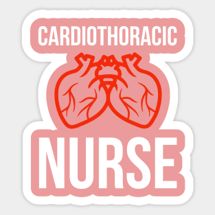 Cardiothoracic Nurse Sticker